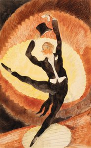 Au vaudeville : danseur acrobatique avec haut-de-forme