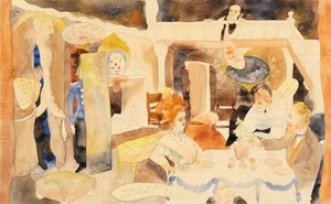 Lulu et Alva Schoen au déjeuner, 1918