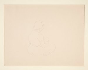 Femme Assise sur la Plage, probablement à Provincetown - Charles Demuth