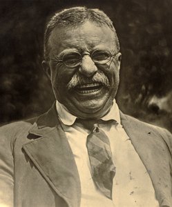 Theodore Roosevelt riant, c.1910 - Charles Duprez