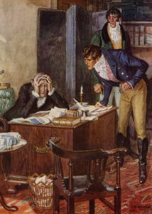 Illustration pour The Amateur Gentleman de Jeffery Farnol - Charles Edmund (after) Brock