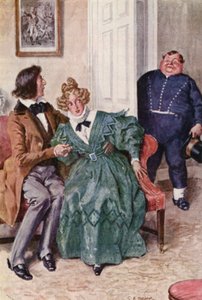 Illustration pour Les Papiers de Pickwick par Charles Dickens - Charles Edmund (after) Brock