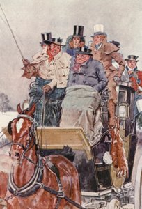Illustration pour Les Papiers de Pickwick de Charles Dickens