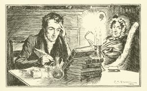 Charles Lamb, avec sa sœur, Mary - Charles Edmund Brock