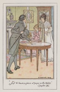 Illustration pour Emma de Jane Austen - Charles Edmund Brock