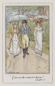 Illustration pour Emma de Jane Austen - Charles Edmund Brock
