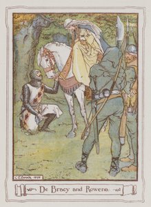 Illustration pour Ivanhoé de Sir Walter Scott - Charles Edmund Brock