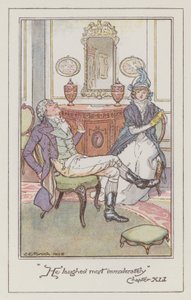 Illustration pour Raison et Sentiments de Jane Austen (lithographie en couleur) - Charles Edmund Brock
