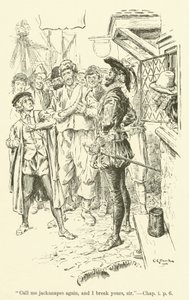 Illustration pour « Westward Ho! » de Charles Kingsley (gravure) - Charles Edmund Brock