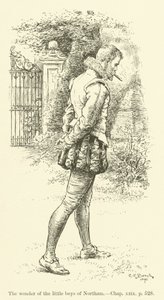 Illustration pour Westward Ho! de Charles Kingsley (gravure) - Charles Edmund Brock