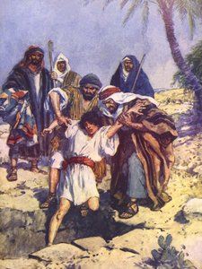 Les frères de Joseph le jettent dans la fosse - Charles Edmund Brock