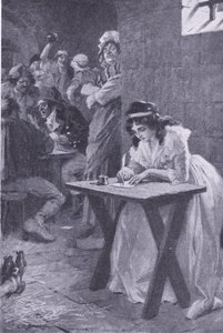 Madame Roland écrit à sa fille, de Mon Magazine, publié en 1922 - Charles Edmund Brock