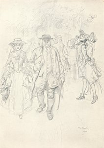 Passer sous les fourches caudines - Étape II, vers 1920 - Charles Edmund Brock