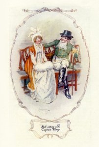 Toujours assis avec le capitaine Tilney, 1907 - Charles Edmund Brock