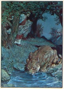 Thisbé et la lionne, de 