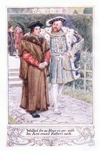 Marché pendant une heure ou plus... avec son bras autour du cou de son père - Charles Edmund Brock