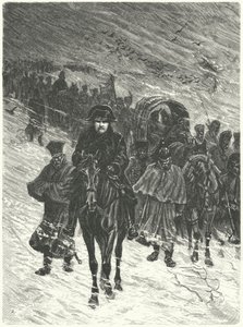 La retraite de Napoléon de Moscou - Charles Edouard Delort