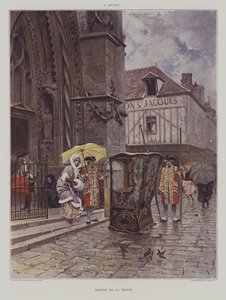 Sortie de la Messe - Charles Edouard Delort