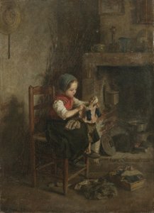 Habiller la poupée, 1857