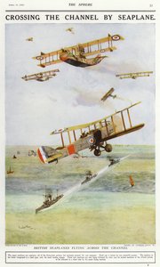 Hydravions britanniques traversant la Manche - Charles Edward (after) Dixon