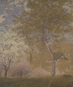 Vergers sur la Seine près de Vétheuil - Charles Edward Conder