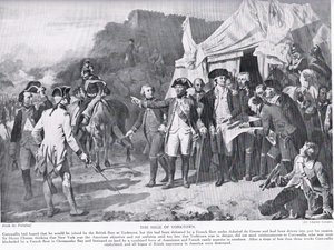Le siège de Yorktown, illustration de 