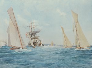 Course de yachts - Charles Edward Dixon
