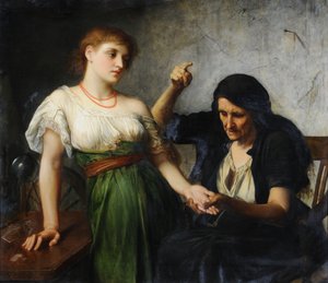 La Diseuse de bonne aventure - Charles Edward Halle