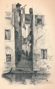 Une rue à Venise, 1895 - Charles Edward Holloway