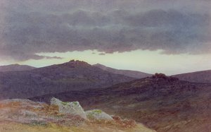 Crépuscule sur Dartmoor - Charles Edward Jr. Brittan