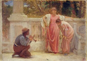Le lézard vert, 1902 - Charles Edward Perugini