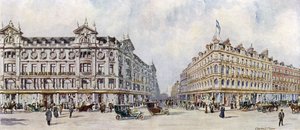 D H Evans, West End Silk Mercers, 292-320 Oxford Street - Charles Edwin Flower