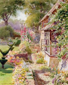 Jardin de Kings Manor à East Hendred, Oxon
