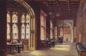 Le Lobby de la Division Aye, Chambre des communes - Charles Edwin Flower