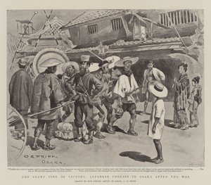 Le côté sombre de la victoire, coolies japonais à Osaka après la guerre - Charles Edwin Fripp