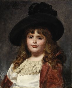 Laura à sept ans - Charles Emile Auguste Carolus Duran