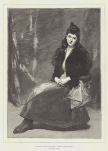 Images au Salon de Paris, Portrait de ma fille - Charles Emile Auguste Carolus Duran