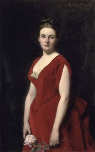 Portrait de la comtesse Anna Alexandrovna Obolenskaya 1861-1917, 1887