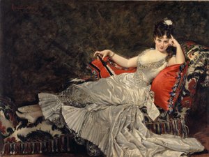 Portrait de Mademoiselle de Lancey - Charles Emile Auguste Carolus Duran