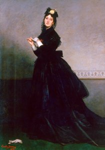 La femme au gant, 1869 - Charles Emile Auguste Carolus Duran