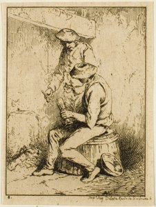 Buveurs - Charles Emile Jacque