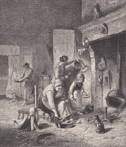 Gruau, du Magasin Pittoresque, vers 1852 - Charles Emile Jacque