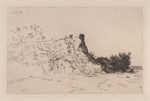 La Grande Chaumière Kercassier, 1875 - Charles Emile Jacque