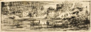 Paysage - Charles Emile Jacque