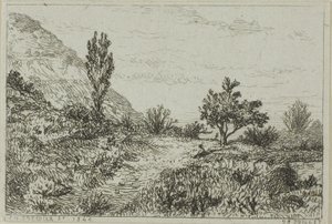 Paysage - Charles Emile Jacque