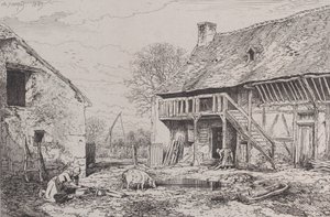 Paysage de la cour d