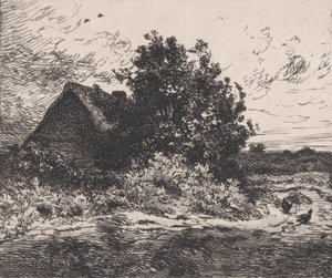 Le Buisson Kercassier, vers 1875-80 - Charles Emile Jacque