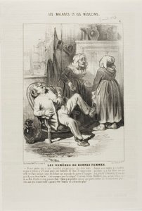 Remèdes de vieilles dames (planche 6) - Charles Emile Jacque