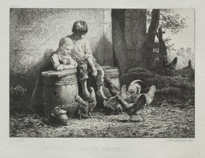 Petite, Petite - Charles Emile Jacque
