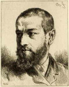Portrait de J.J. Guiffrey - Charles Emile Jacque